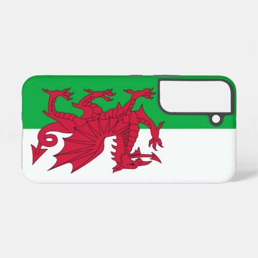 Samsung Galaxy S22 Hoesje Vlag van Wales (Achterkant horizontaal)