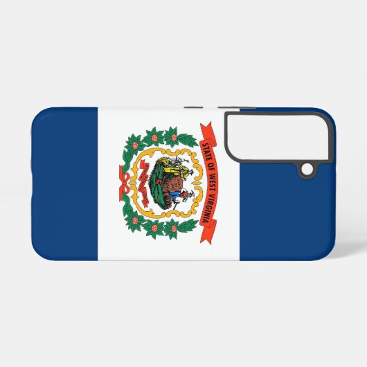 Samsung Galaxy S22 Hoesje Vlag van West Virginia (Achterkant horizontaal)