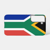 Samsung Galaxy S22 Hoesje Vlag van Zuid-Afrika (Achterkant horizontaal)