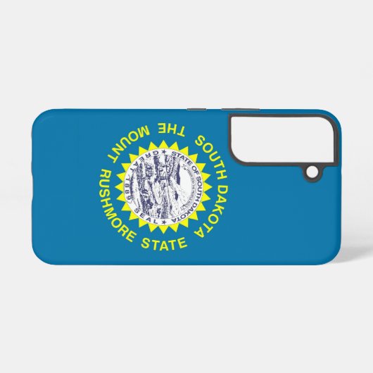 Samsung Galaxy S22 Hoesje Vlag van Zuid-Dakota (Achterkant horizontaal)