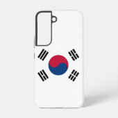 Samsung Galaxy S22 Hoesje Vlag van Zuid-Korea (Achterkant)