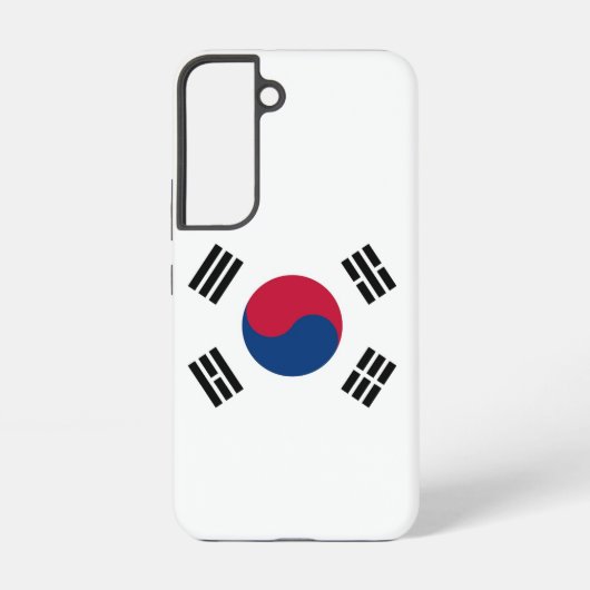 Samsung Galaxy S22 Hoesje Vlag van Zuid-Korea (Achterkant)