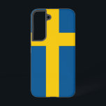 Samsung Galaxy S22 Hoesje Vlag van Zweden<br><div class="desc">Elegant en stijlvol Samsung Galaxy S22 Hoesje met Vlag van Zweden. Dit product is aanpasbaar.</div>
