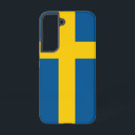 Samsung Galaxy S22 Hoesje Vlag van Zweden<br><div class="desc">Elegant en stijlvol Samsung Galaxy S22 Hoesje met Vlag van Zweden. Dit product is aanpasbaar.</div>