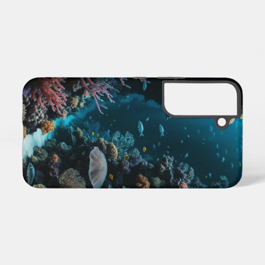 Samsung Galaxy S22-Hoesjes met Wonderdiepten Samsung Galaxy Hoesje (Achterkant horizontaal)