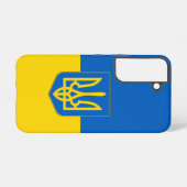 Samsung Galaxy S22 Hoesjes vlag van Oekraïne Samsung Galaxy Hoesje (Achterkant horizontaal)