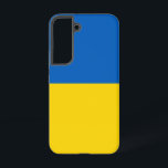 Samsung Galaxy S22 Hoesjes vlag van Oekraïne Samsung Galaxy Hoesje<br><div class="desc">Introductie van onze Samsung Galaxy S22 cover met de Oekraïense vlag, ontworpen om bescherming te combineren met een viering van het Oekraïense erfgoed! Deze cover, die met veel aandacht voor detail is vervaardigd, toont trots de levendige gele en blauwe kleuren van de Oekraïense vlag, die onafhankelijkheid, eenheid en nationale trots...</div>
