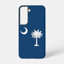 Samsung Galaxy S22 Hoesjes vlag van South Carolina