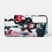 Samsung Galaxy S22 mooie kat hoesje Samsung Galaxy Hoesje (Achterkant horizontaal)
