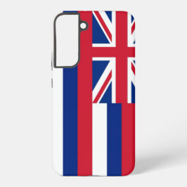 Samsung Galaxy S22 Plus Case Flag of Hawaii Hoesje