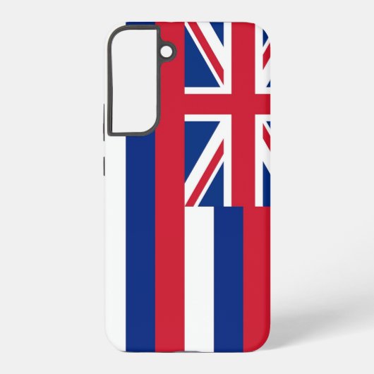 Samsung Galaxy S22 Plus Case Flag of Hawaii Hoesje (Achterkant)