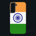 Samsung Galaxy S22 Plus Hoesje<br><div class="desc">Voeg een vleugje Indiase trots toe aan je Samsung Galaxy S22 Plus met onze exclusieve cover met de Indiase vlag! Deze cover, die met zorgvuldige aandacht voor detail is gemaakt, viert het Indiase erfgoed en de culturele rijkdom. Het ontwerp toont trots het iconische driekleurenpatroon van saffraan, wit en groen, met...</div>