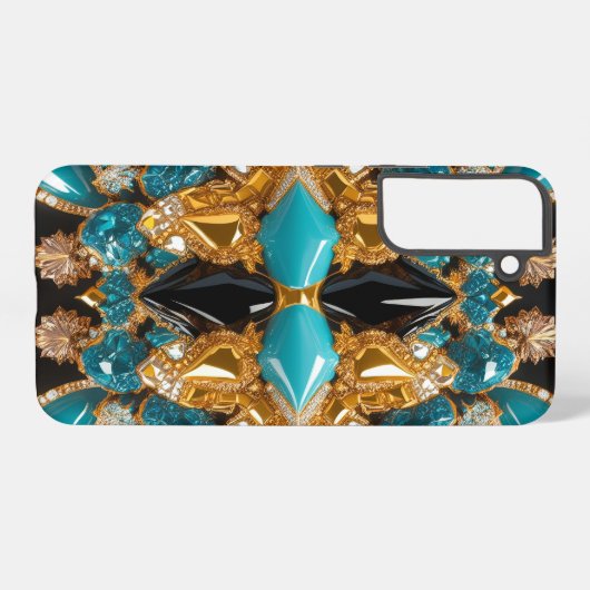 Samsung Galaxy S22 Plus Hoesje Bahamas kleuren Samsung Galaxy Hoesje (Achterkant horizontaal)