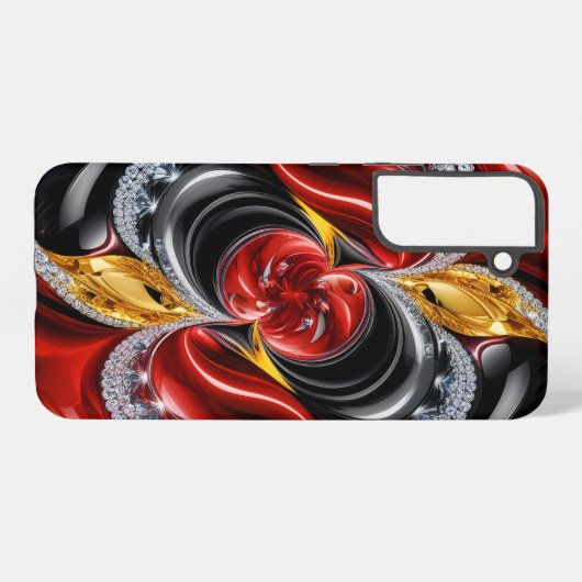 Samsung Galaxy S22 Plus Hoesje Duitse kleuren Samsung Galaxy Hoesje (Achterkant horizontaal)