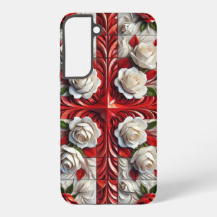 Samsung Galaxy S22 Plus Hoesje Engelse Rozen