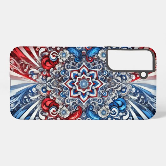 Samsung Galaxy S22 Plus Hoesje Franse kleuren Samsung Galaxy Hoesje (Achterkant horizontaal)