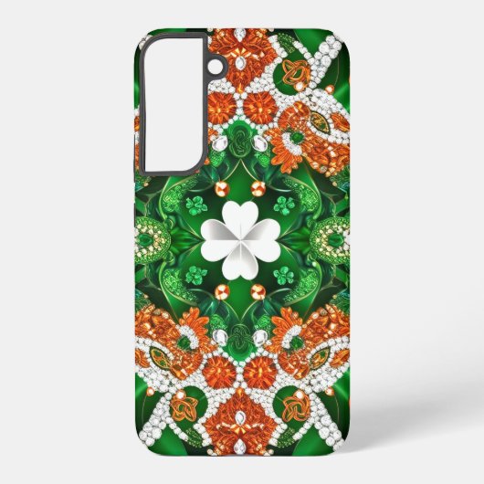 Samsung Galaxy S22 Plus Hoesje Ierse kleuren (Achterkant)