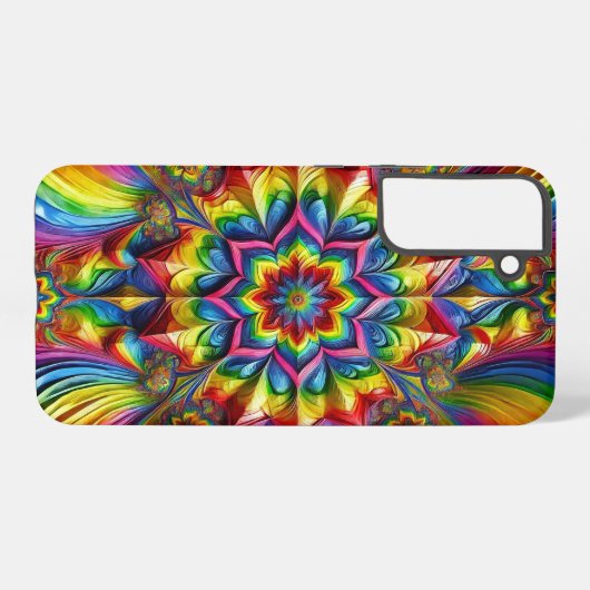 Samsung Galaxy S22 Plus Hoesje LGBT kleuren Samsung Galaxy Hoesje (Achterkant horizontaal)