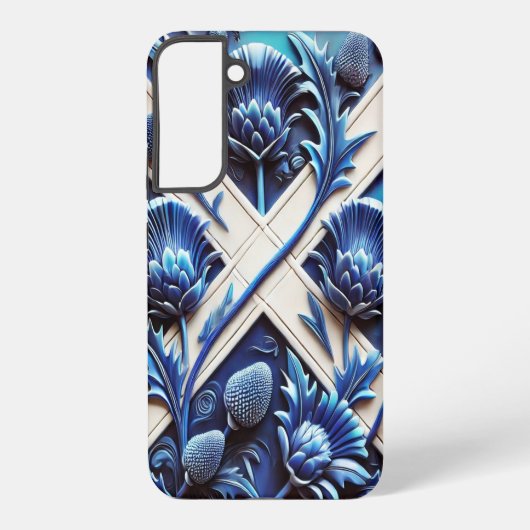 Samsung Galaxy S22 Plus Hoesje Schotse distels (Achterkant)
