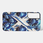 Samsung Galaxy S22 Plus Hoesje Schotse distels (Achterkant horizontaal)