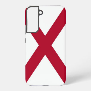 Samsung Galaxy S22 Plus Hoesje Vlag van Alabama, V