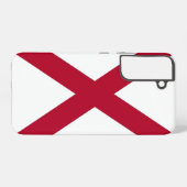 Samsung Galaxy S22 Plus Hoesje Vlag van Alabama, V (Achterkant horizontaal)