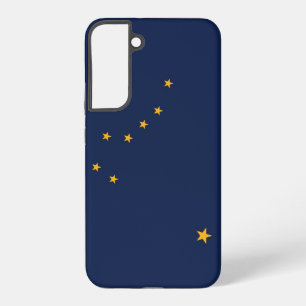 Samsung Galaxy S22 plus Hoesje Vlag van Alaska, VS