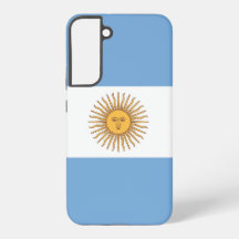 Samsung Galaxy S22 Plus Hoesje Vlag van Argentinië