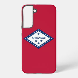 Samsung Galaxy S22 Plus Hoesje vlag van Arkansas