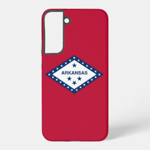 Samsung Galaxy S22 Plus Hoesje vlag van Arkansas