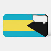 Samsung Galaxy S22 Plus Hoesje Vlag van Bahama's (Achterkant horizontaal)