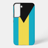 Samsung Galaxy S22 Plus Hoesje Vlag van Bahama's Samsung Galaxy Hoesje (Achterkant)