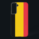Samsung Galaxy S22 Plus Hoesje Vlag van België Samsung Galaxy Hoesje<br><div class="desc">Transformeer uw Samsung Galaxy S22 Plus met onze exclusieve telefoonhoes met de vlag van België! Deze telefoonhoes is vervaardigd met zorgvuldige aandacht voor detail en toont met trots het iconische ontwerp van de Belgische vlag. De vlag bestaat uit drie verticale strepen in zwart, geel en rood. Of je nu Belgisch...</div>