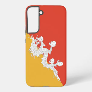 Samsung Galaxy S22 Plus Hoesje Vlag van Bhutan