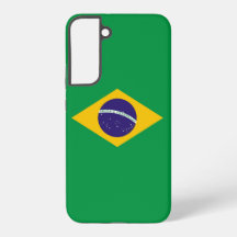 Samsung Galaxy S22 Plus Hoesje Vlag van Brazilië