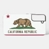 Samsung Galaxy S22 Plus Hoesje vlag van Californië (Achterkant horizontaal)