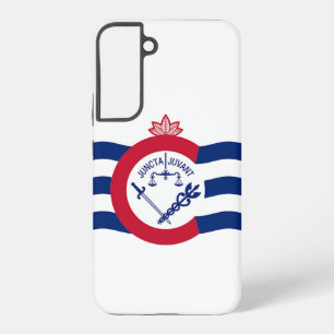 Samsung Galaxy S22 Plus Hoesje Vlag van Cincinnati