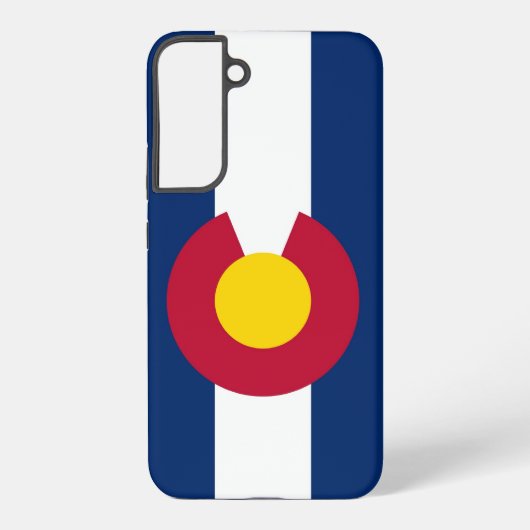 Samsung Galaxy S22 plus Hoesje Vlag van Colorado (Achterkant)