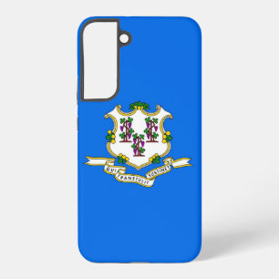Samsung Galaxy S22 Plus Hoesje Vlag van Connecticu