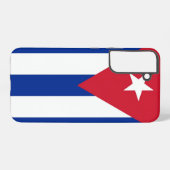Samsung Galaxy S22 Plus Hoesje Vlag van Cuba (Achterkant horizontaal)