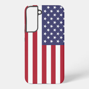 Samsung Galaxy S22 Plus Hoesje Vlag van de V.S.