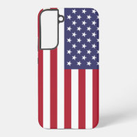 Samsung Galaxy S22 plus Hoesje vlag van de VS