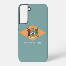 Samsung Galaxy S22 Plus Hoesje Vlag van Delaware