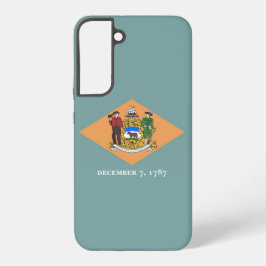 Samsung Galaxy S22 Plus Hoesje Vlag van Delaware