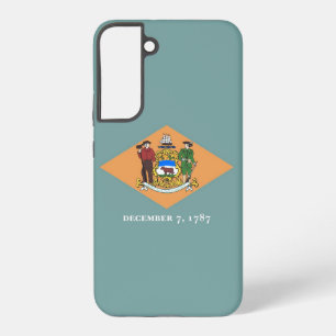 Samsung Galaxy S22 Plus Hoesje Vlag van Delaware Samsung Galaxy Hoesje