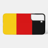 Samsung Galaxy S22 Plus Hoesje Vlag van Duitsland (Achterkant horizontaal)