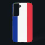 Samsung Galaxy S22 Plus Hoesje Vlag van Frankrijk<br><div class="desc">Maak van uw Samsung Galaxy S22 Plus een Franse trots met onze exclusieve cover met de vlag van Frankrijk! Deze cover, die met veel aandacht voor detail is gemaakt, laat met trots het iconische ontwerp van de Franse vlag zien. De vlag toont drie verticale strepen van blauw, wit en rood,...</div>