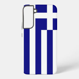 Samsung Galaxy S22 Plus Hoesje Vlag van Griekenlan