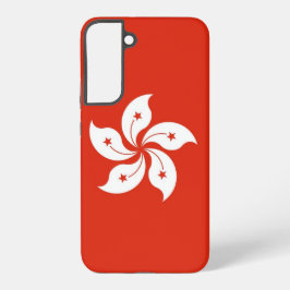 Samsung Galaxy S22 Plus Hoesje vlag van Hongkong