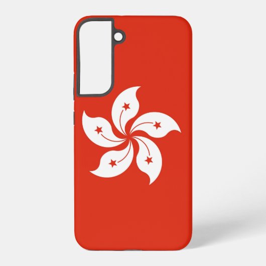 Samsung Galaxy S22 Plus Hoesje vlag van Hongkong Samsung Galaxy Hoesje (Achterkant)